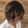 Point Cut Bob Hairstyles With Caramel Balayage (Photo 13 of 25)