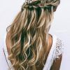 Half Updo Braids Hairstyles With Accessory (Photo 1 of 15)
