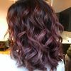 Brunette To Mauve Ombre Hairstyles For Long Wavy Bob (Photo 7 of 25)