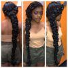 Cleopatra-Style Natural Braids With Beads (Photo 14 of 15)