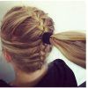 Trendy Ponytail Hairstyles With French Plait (Photo 22 of 25)