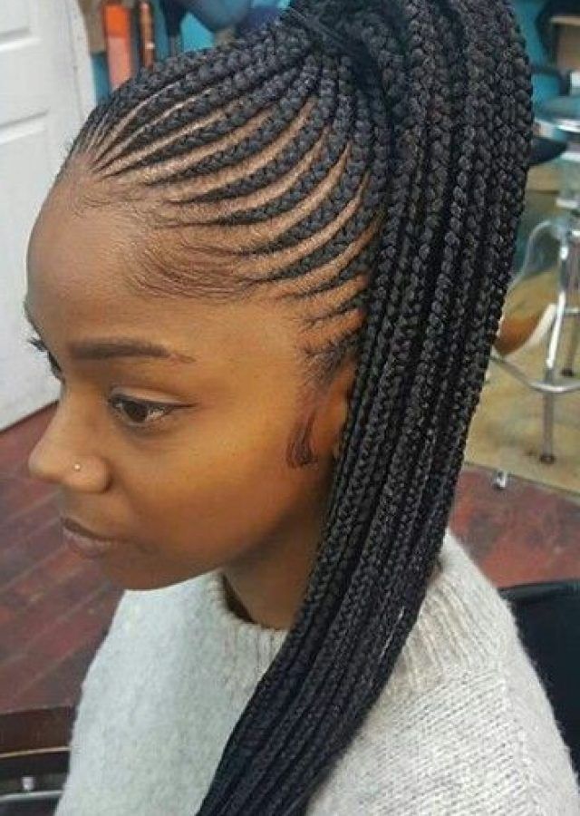 2024 Best of Cornrow Braids Hairstyles with Ponytail