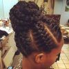 Big Updo Cornrows Hairstyles (Photo 6 of 15)