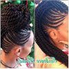 Updo Cornrows Hairstyles (Photo 12 of 15)