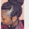 Cornrows Upstyle Hairstyles (Photo 6 of 15)