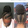 Cornrows Upstyle Hairstyles (Photo 12 of 15)