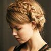 Halo Braid Hairstyles With Long Tendrils (Photo 23 of 26)
