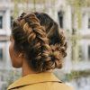 Messy Crown Braid Updo Hairstyles (Photo 7 of 25)