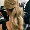 Twisted And Pinned Blonde Ponytails (Photo 4 of 25)