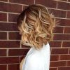 Short Curly Caramel-Brown Bob Hairstyles (Photo 20 of 25)