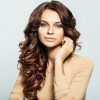Brown Curly Hairstyles With Highlights (Photo 8 of 25)