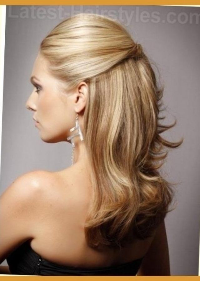 2024 Latest Partial Updo Hairstyles for Long Hair