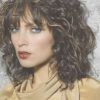 Curly Medium Hairstyles With Bangs (Photo 3 of 25)