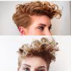 Tapered Brown Pixie Hairstyles With Ginger Curls (Photo 14 of 25)