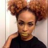 Curly Blonde Afro Puff Ponytail Hairstyles (Photo 5 of 25)