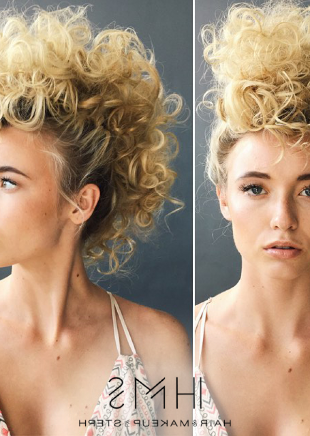  Best 25+ of Big Curly Updo Mohawk Hairstyles