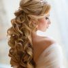 Long Curly Bridal Hairstyles With A Tiara (Photo 15 of 25)