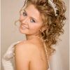 Long Curly Bridal Hairstyles With A Tiara (Photo 24 of 25)