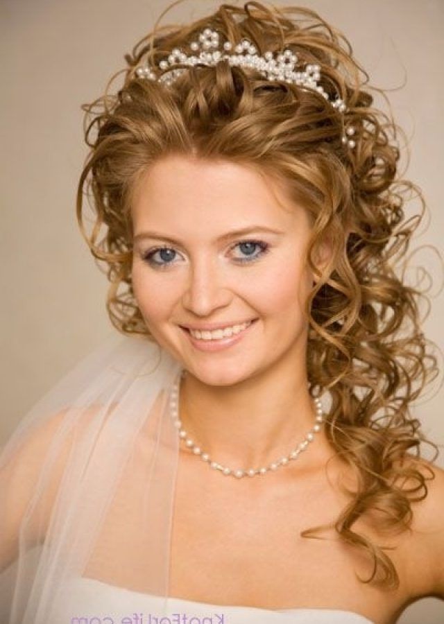 Top 15 of Wedding Updos for Long Hair with Tiara