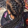 Thick And Thin Asymmetrical Feed-In Braids (Photo 3 of 15)