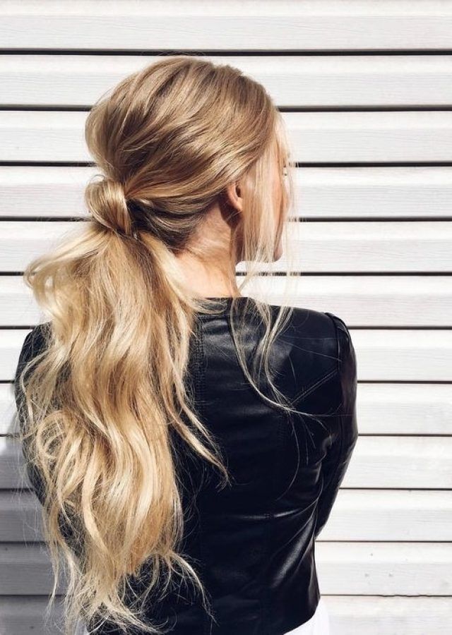 25 Collection of Bubbly Blonde Pony Hairstyles