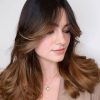 Long Wavy Hairstyles With Curtain Bangs (Photo 25 of 25)
