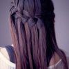 Double Braided Look Wedding Hairstyles For Straightened Hair (Photo 20 of 25)