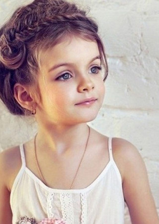 15 Collection of Little Girl Updos for Short Hair