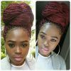 Senegalese Twist Styles Updo Hairstyles (Photo 12 of 15)