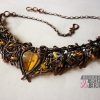 Ponytail Wrapped In Copper Wire And Beads (Photo 8 of 15)
