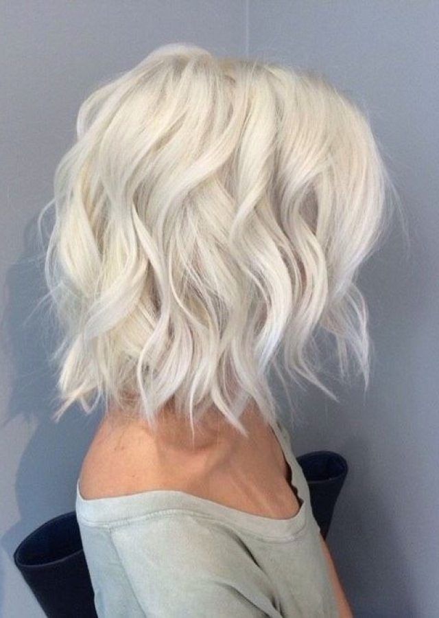 25 Ideas of Icy Waves and Angled Blonde Hairstyles