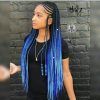 Blue And Black Cornrows Braid Hairstyles (Photo 1 of 25)