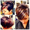 Short Crop Hairstyles With Colorful Highlights (Photo 1 of 25)