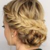 Diagonal Braid And Loose Bun Hairstyles For Prom (Photo 2 of 25)