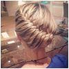 Diagonal Braid And Loose Bun Hairstyles For Prom (Photo 1 of 25)