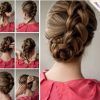 Diagonal Braid And Loose Bun Hairstyles For Prom (Photo 14 of 25)