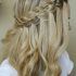  Best 25+ of Diagonal Waterfall Braid in Half Up Bridal Hairstyles