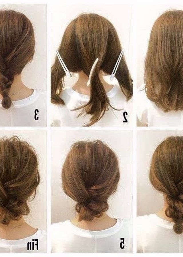 Top 15 of Super Easy Updos for Short Hair
