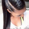 Braided Mohawk Pony Hairstyles With Tight Cornrows (Photo 1 of 25)
