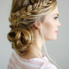 Double Braids Updo Hairstyles (Photo 3 of 15)