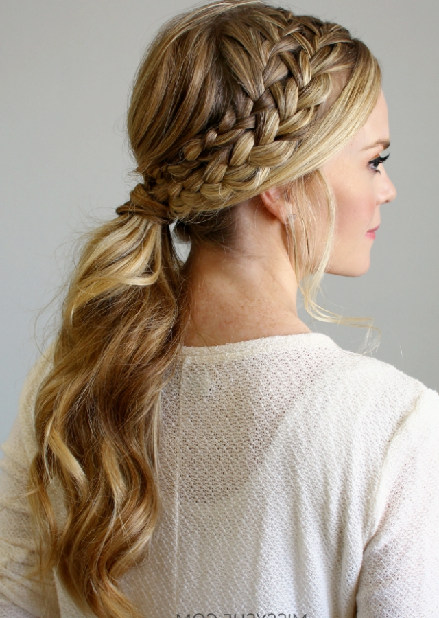  Best 25+ of Blonde Ponytails with Double Braid