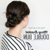 Two French Braid Hairstyles With A Sock Bun (Photo 15 of 15)