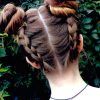 Braided Space Buns Updo Hairstyles (Photo 1 of 25)