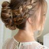 Braided Bun With Two French Braids (Photo 3 of 15)