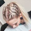 Two Quick Braids And Ponytail (Photo 7 of 15)