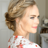 Side Braid Updo For Long Hair (Photo 16 of 25)