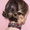 Double Mini Buns Updo Hairstyles (Photo 1 of 25)