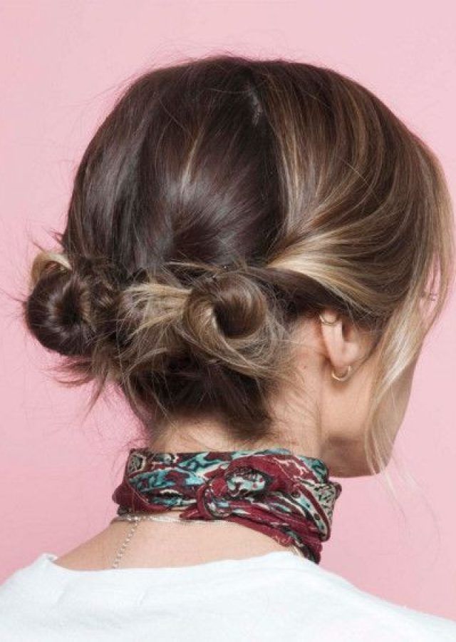 25 Best Ideas Double Mini Buns Updo Hairstyles