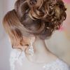 Curls Up Half Down Wedding Hairstyles (Photo 2 of 15)