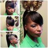Side-Pony Hairstyles With Swooping Bangs (Photo 9 of 25)